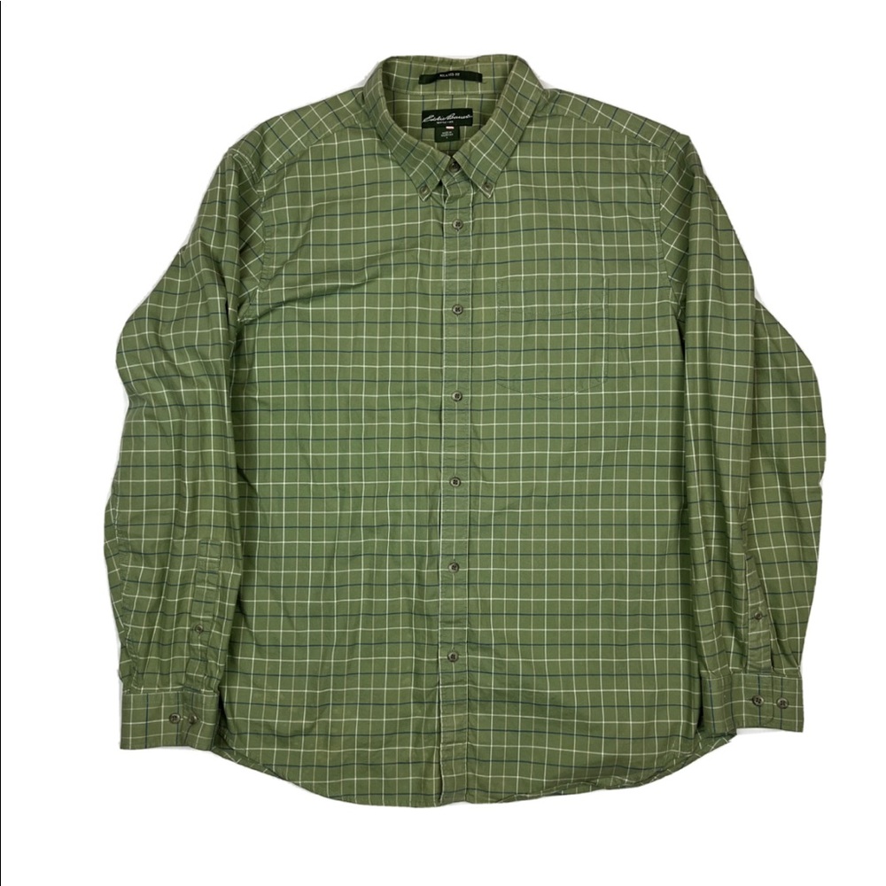 Eddie Bauer Button-down Long Sleeve Shirt Men’s Large